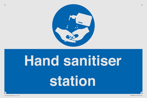 Hand sanitiser station